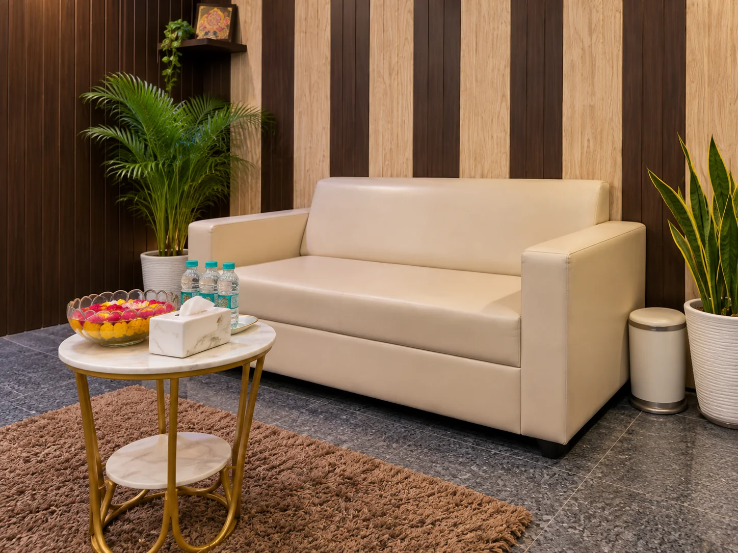 The Ojas lounge and seating area