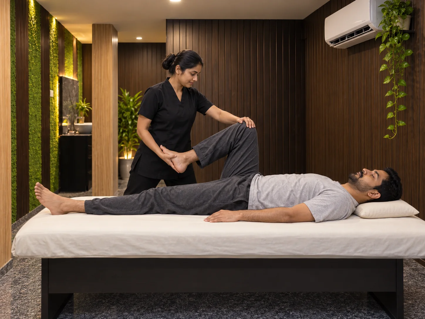 Thai Massage illustration at Ojas